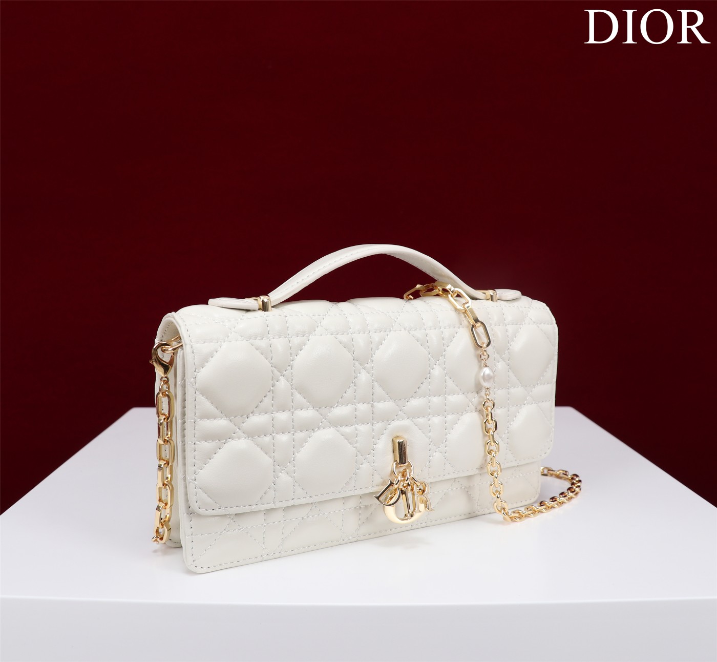 My Dior Mini Bag Latte Cannage Lambskin